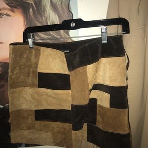 VINTAGE color block skirt